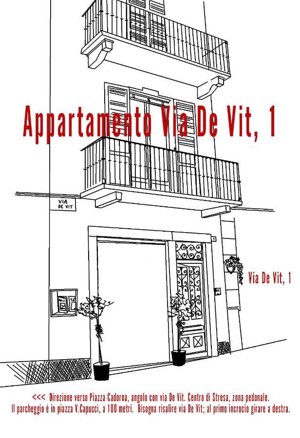 Appartamento Via De Vit Stresa Exterior photo